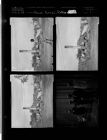 House burned down; College skit (4 Negatives) (May 2, 1958) [Sleeve 3, Folder a, Box 15]